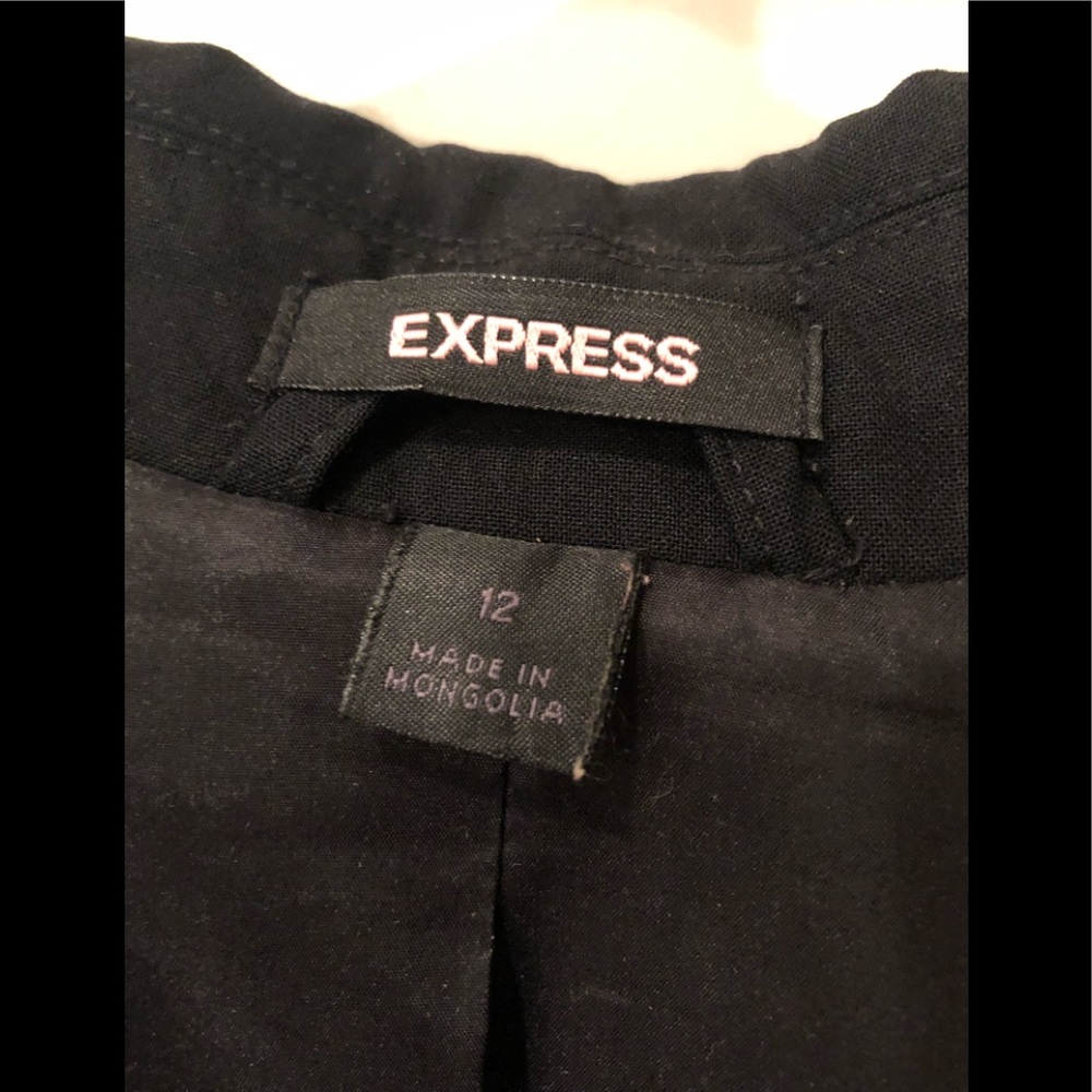 Express Black Blazer. Really Sharp Looking! - image 3